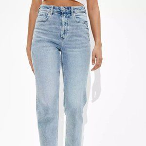 AMERICAN EAGLE MOM jeans stretch 00 Long Light wash